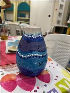 Ceramic Glazed Paint a Vase workshop