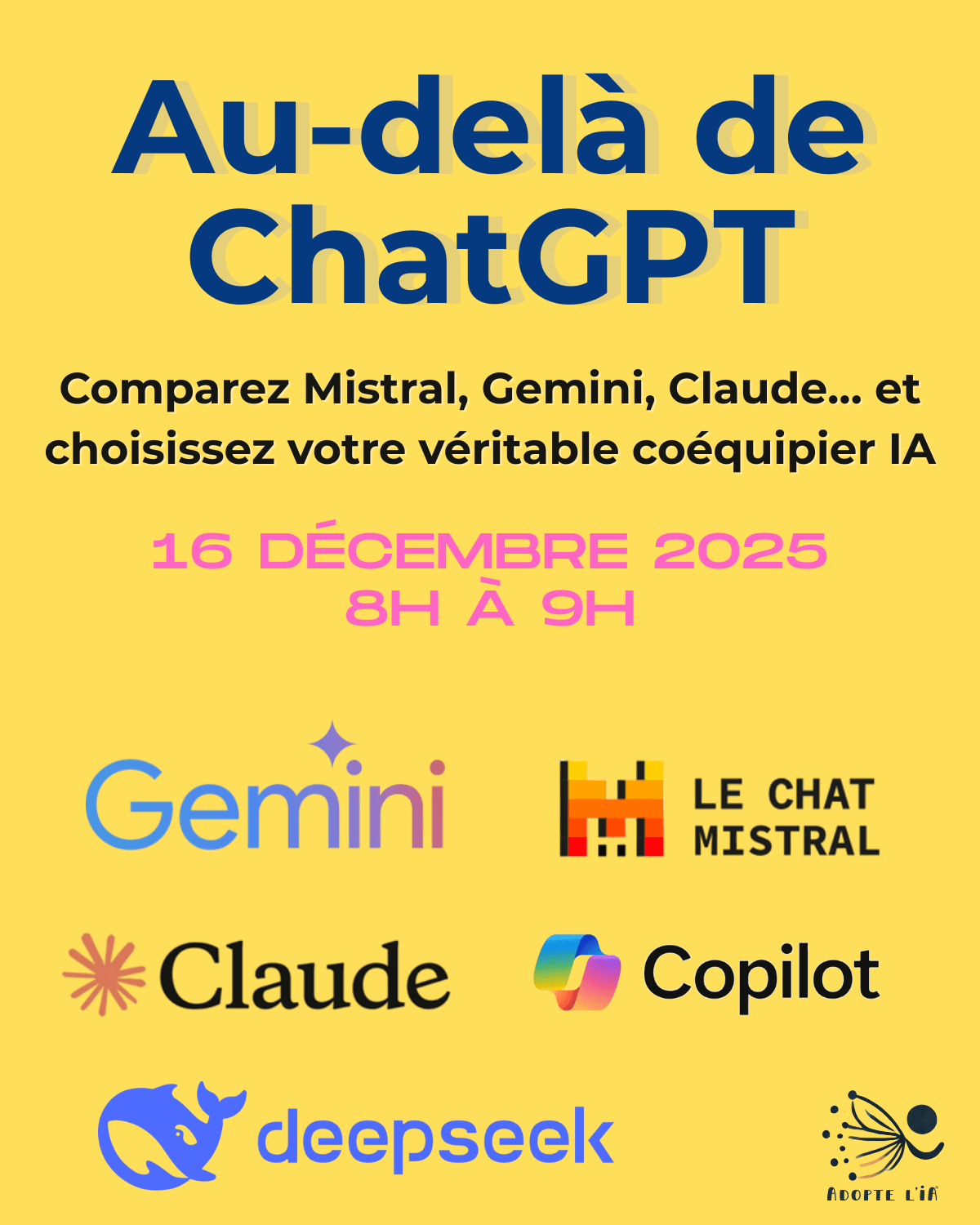 Au-delà de ChatGPT... comparez Mistral, Gemini, Claude...
