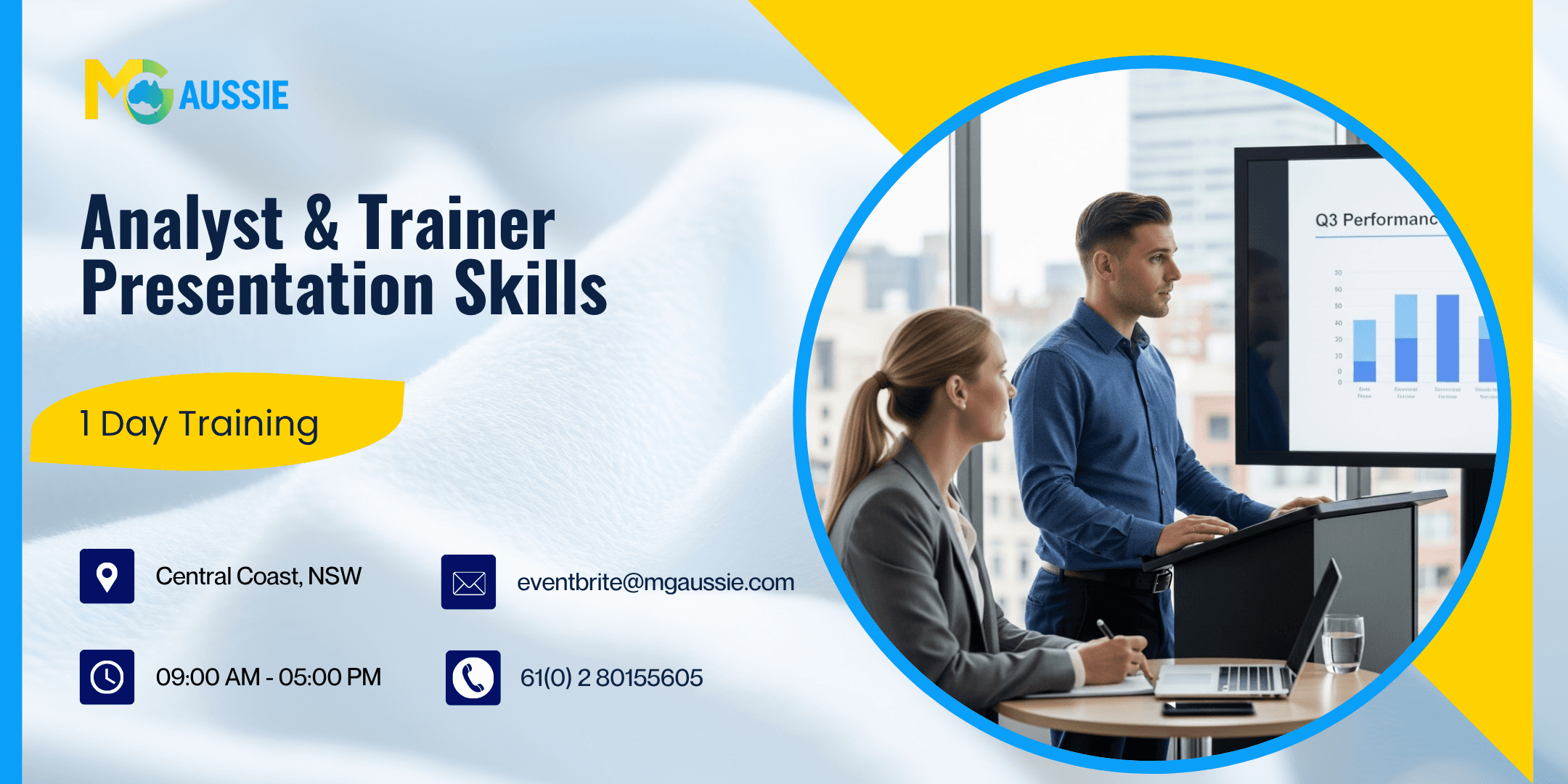 Analyst & Trainer Presentation Skills – 1 Day Training in Central Coast