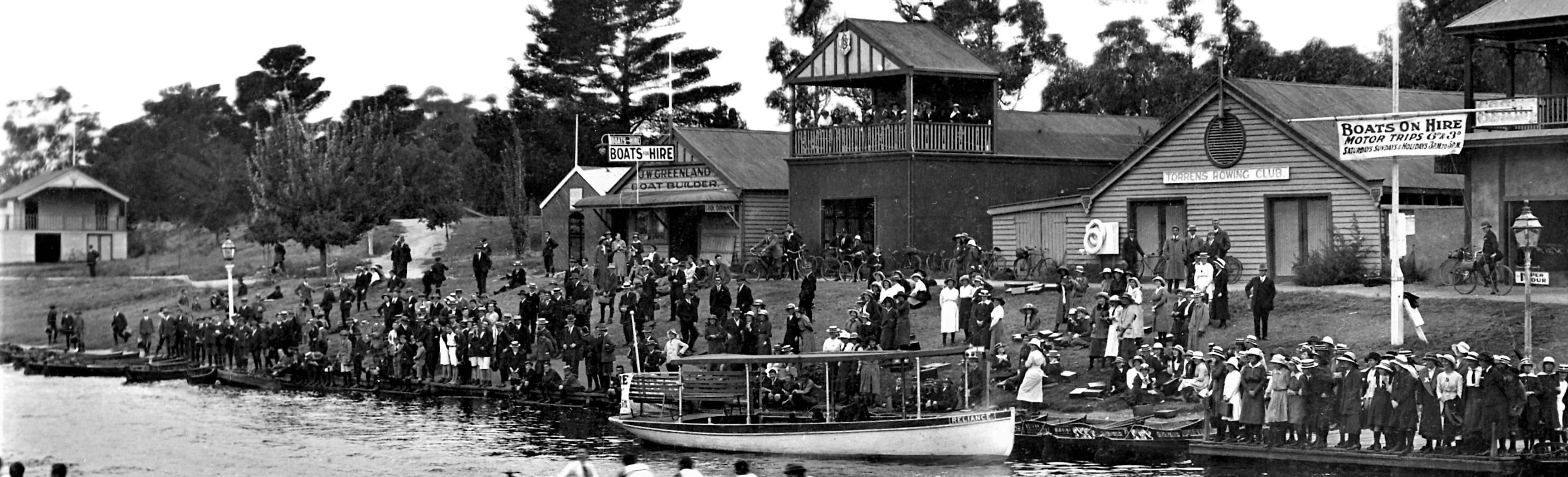 Torrens Rowing Clubhouse & Neighbours: their place in riverbank development