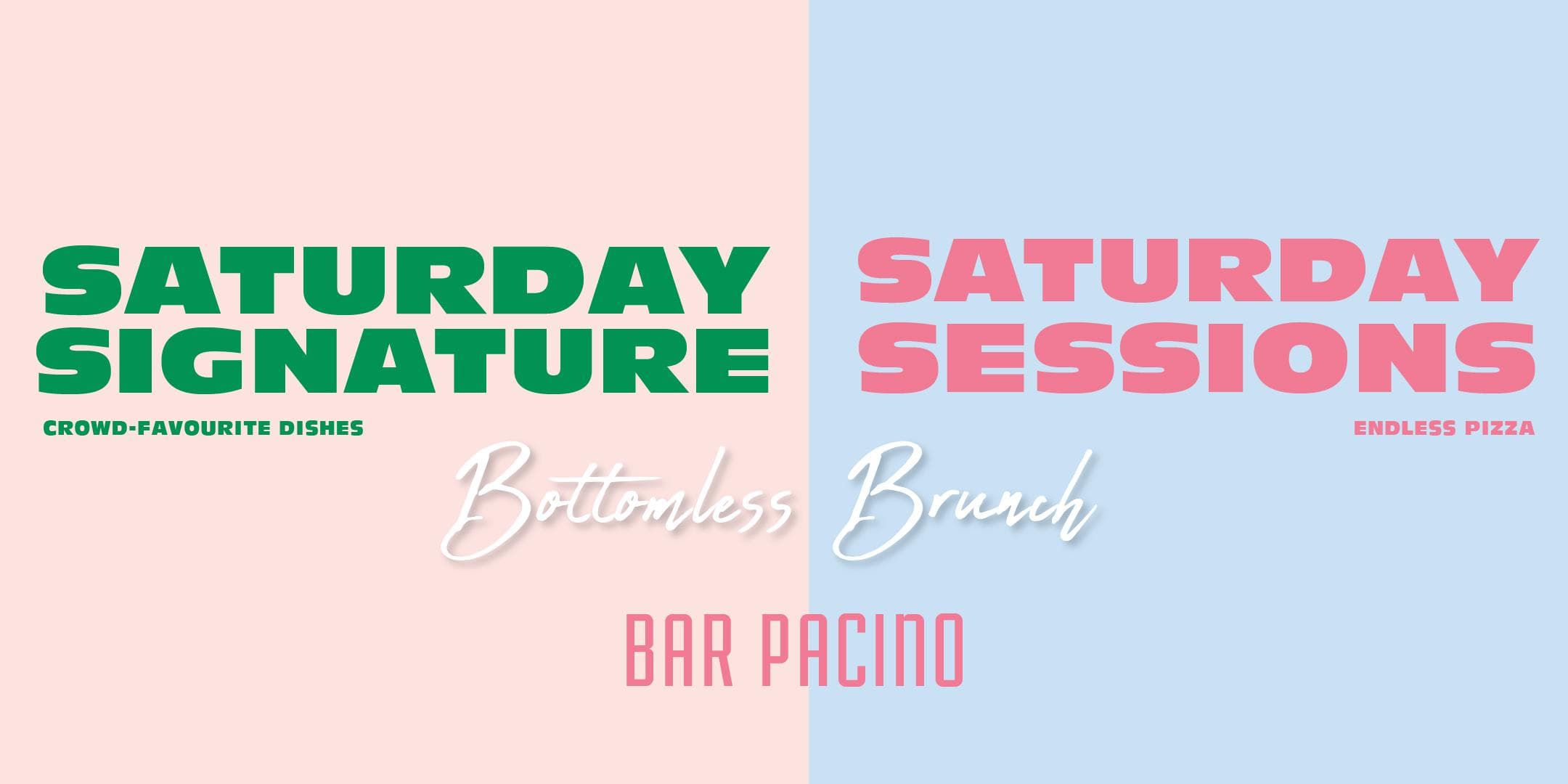 Saturdays at Bar Pacino