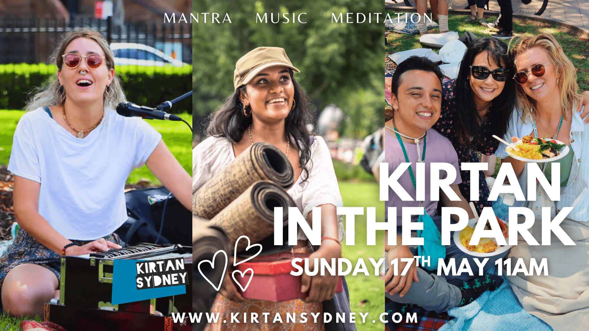 Kirtan in the Park w/ Plant Based Lunch - May