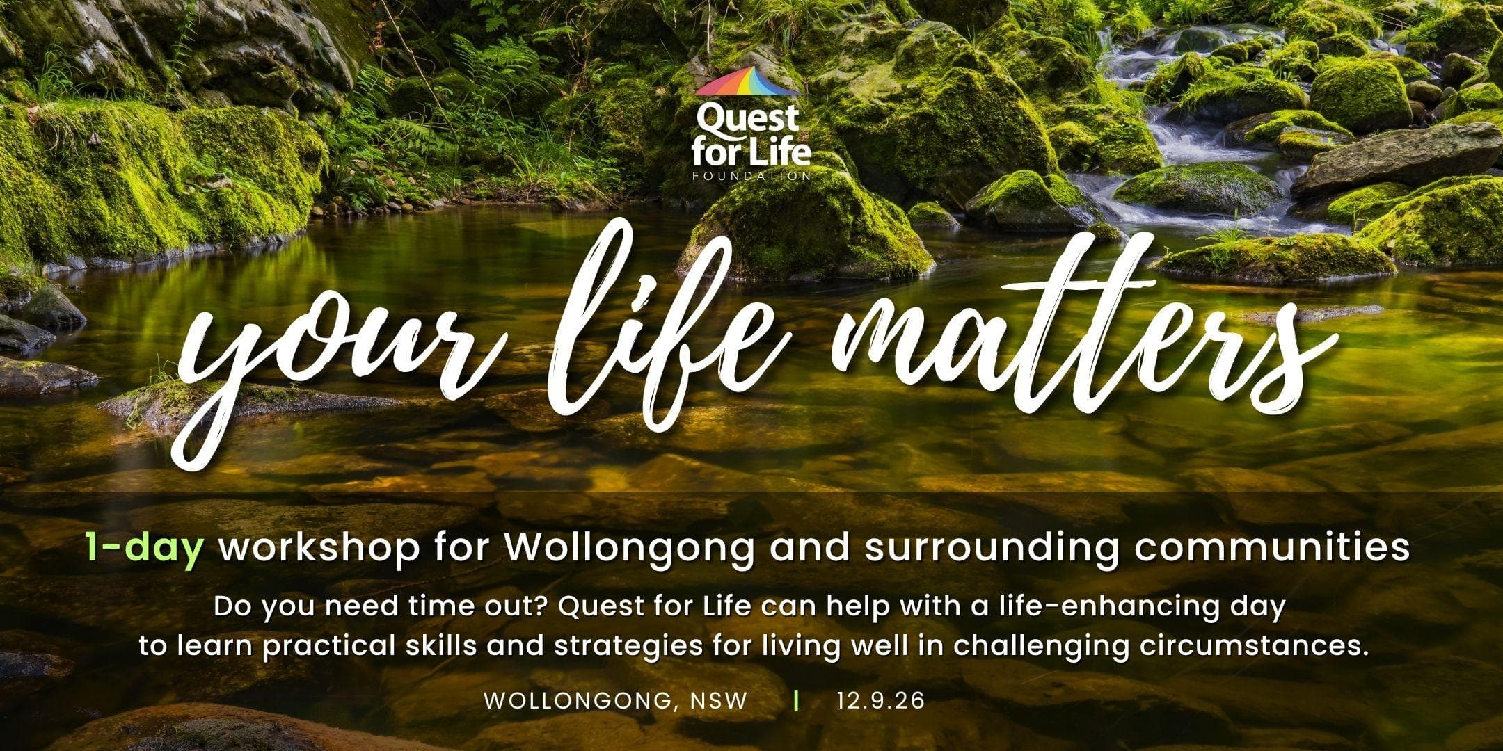1-day Workshop: Your Life Matters