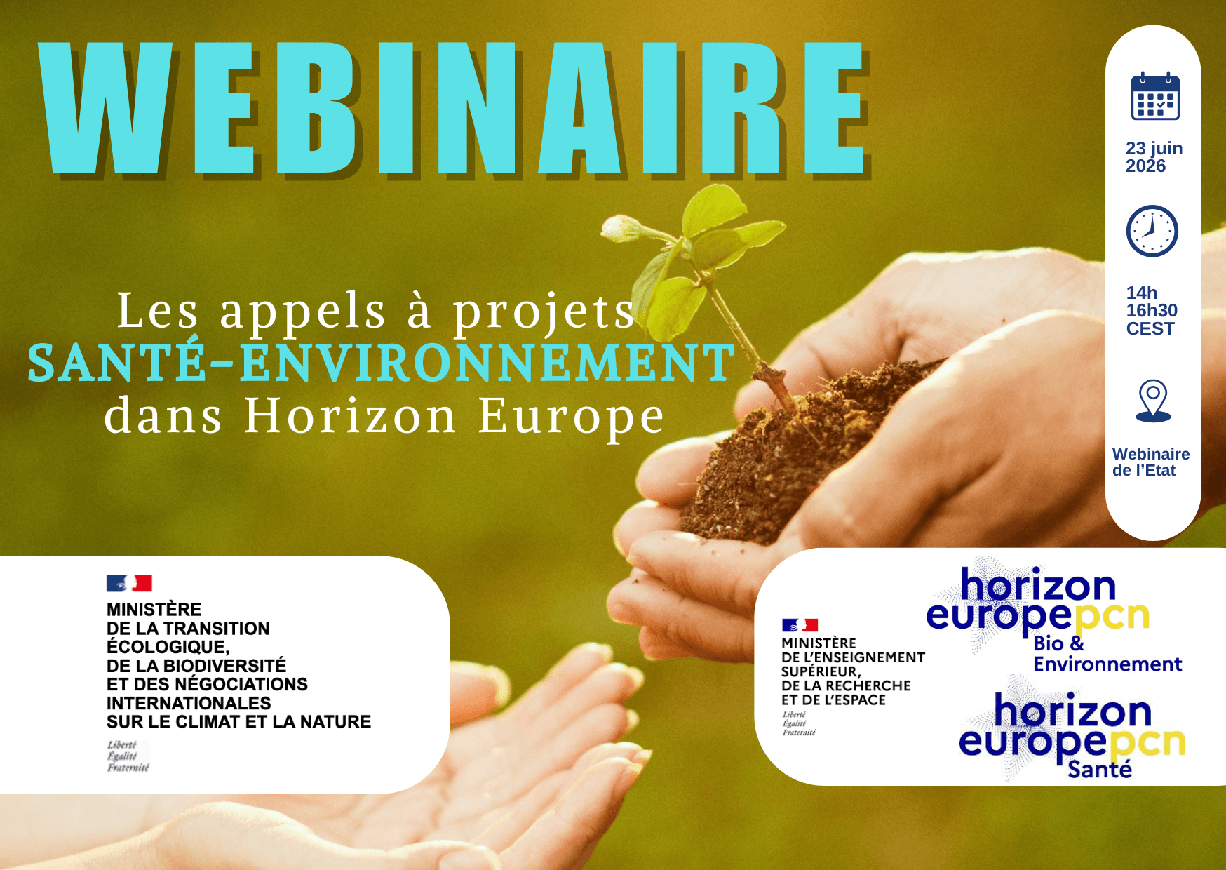 Webinaire : les appels à projets "santé-environnement" dans Horizon Europe