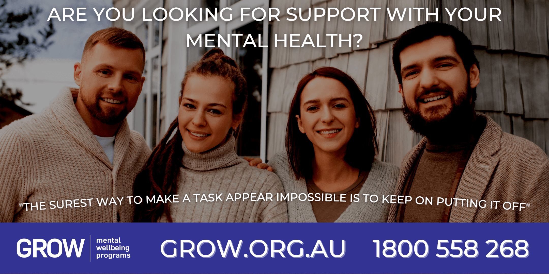 Ballarat Support Group - GROW Mental Wellbeing Program
