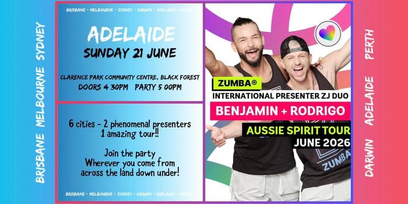 ZJ Duo Benjamin + Rodrigo - ADELAIDE Zumba? Master Class