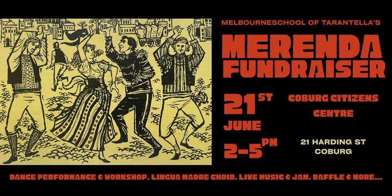 MERENDA TARANTELLA FUNDRAISER