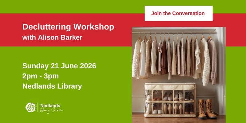 Decluttering Workshop with Alison Barker