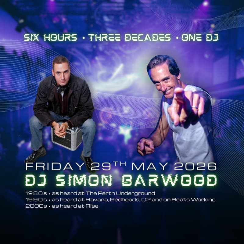 SIX HOURS • THREE DECADES • ONE DJ