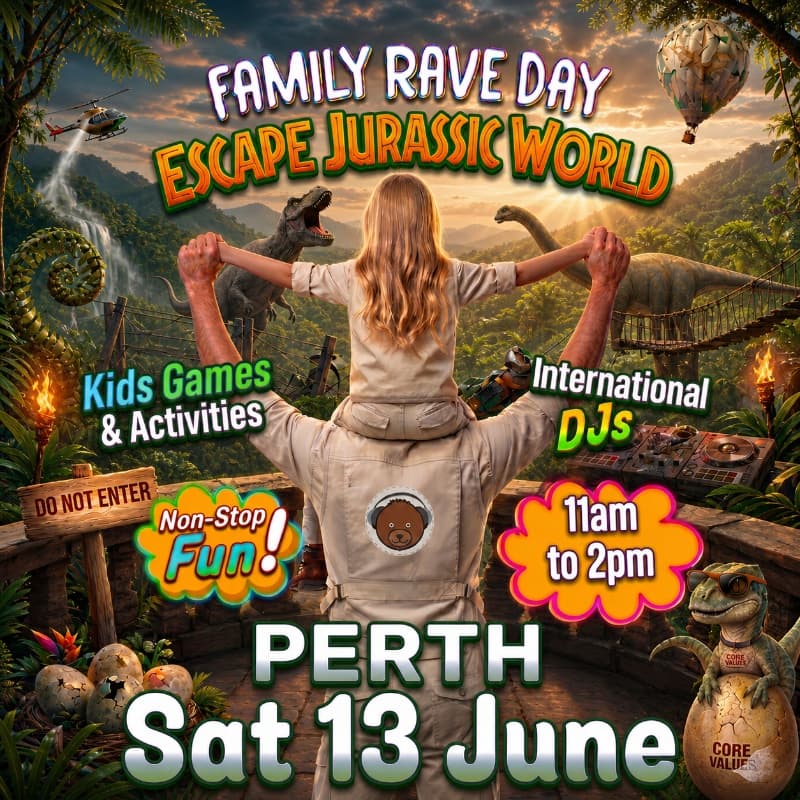 Family Rave Day - Escape Jurassic World Perth