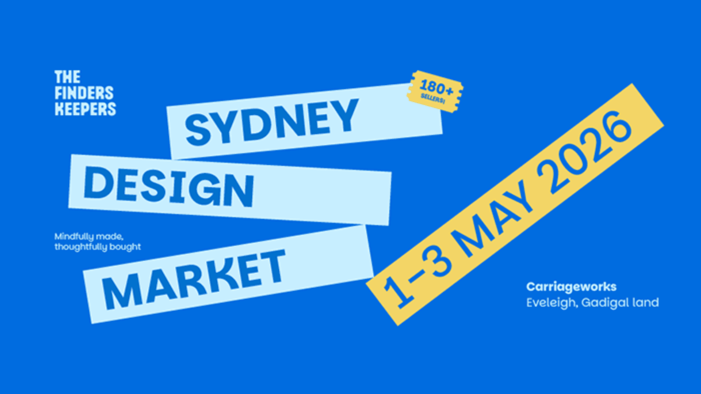 THE FINDERS KEEPERS SYDNEY DESIGN MARKET AW26