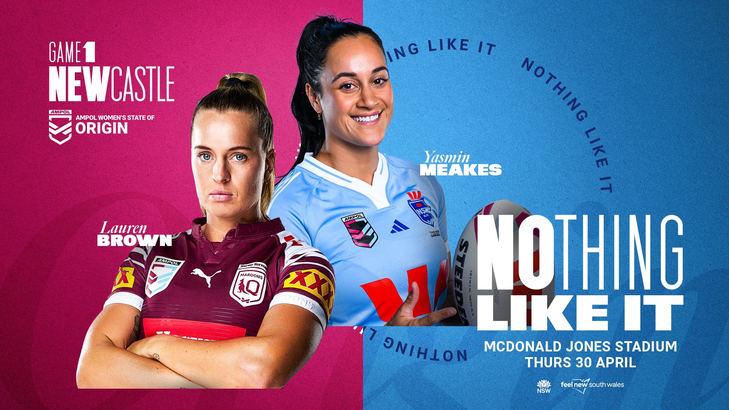 Ampol Women's State of Origin I: Westpac NSW Blues Women v QLD Maroons