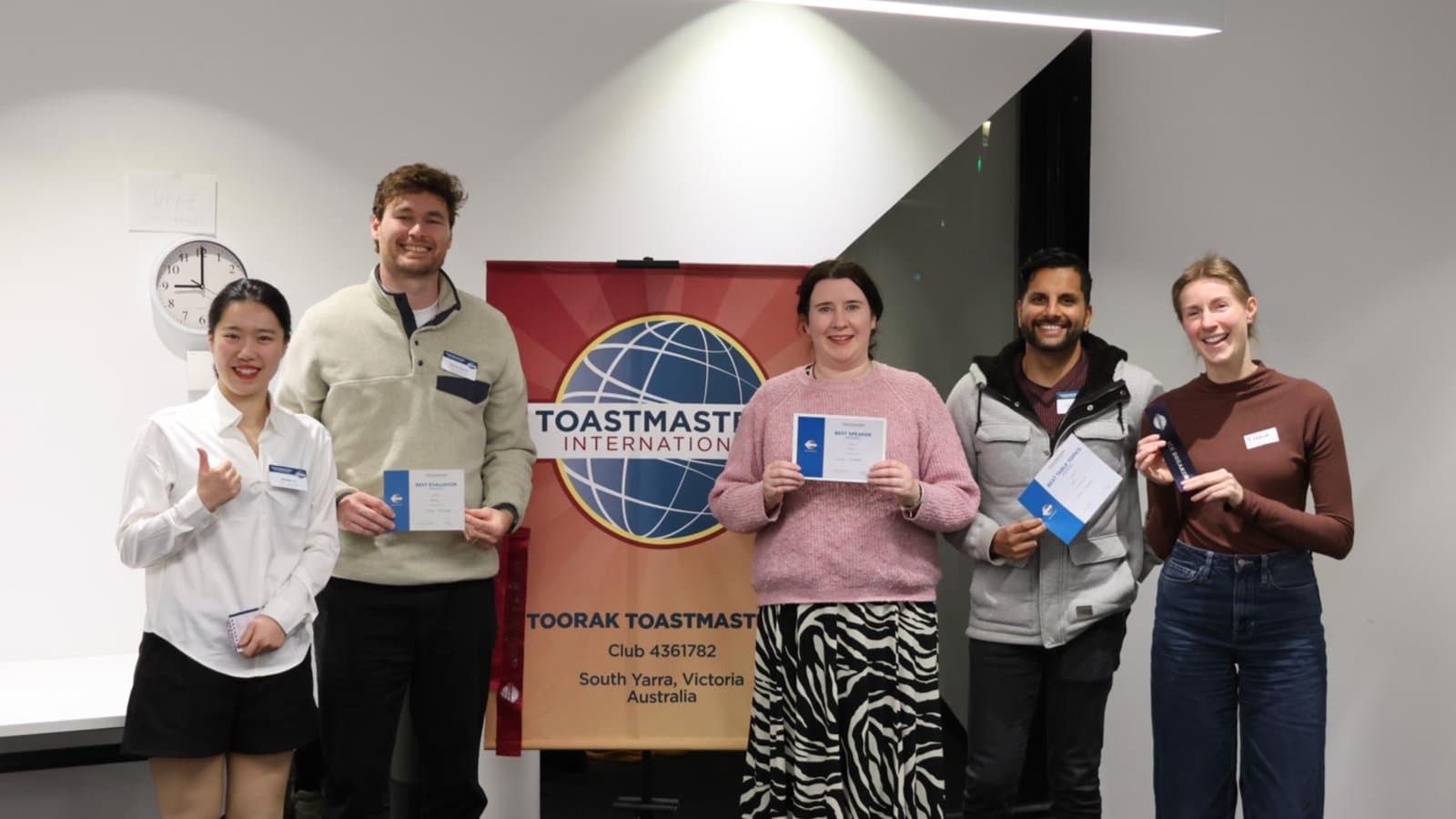 Toorak Toastmasters Meeting