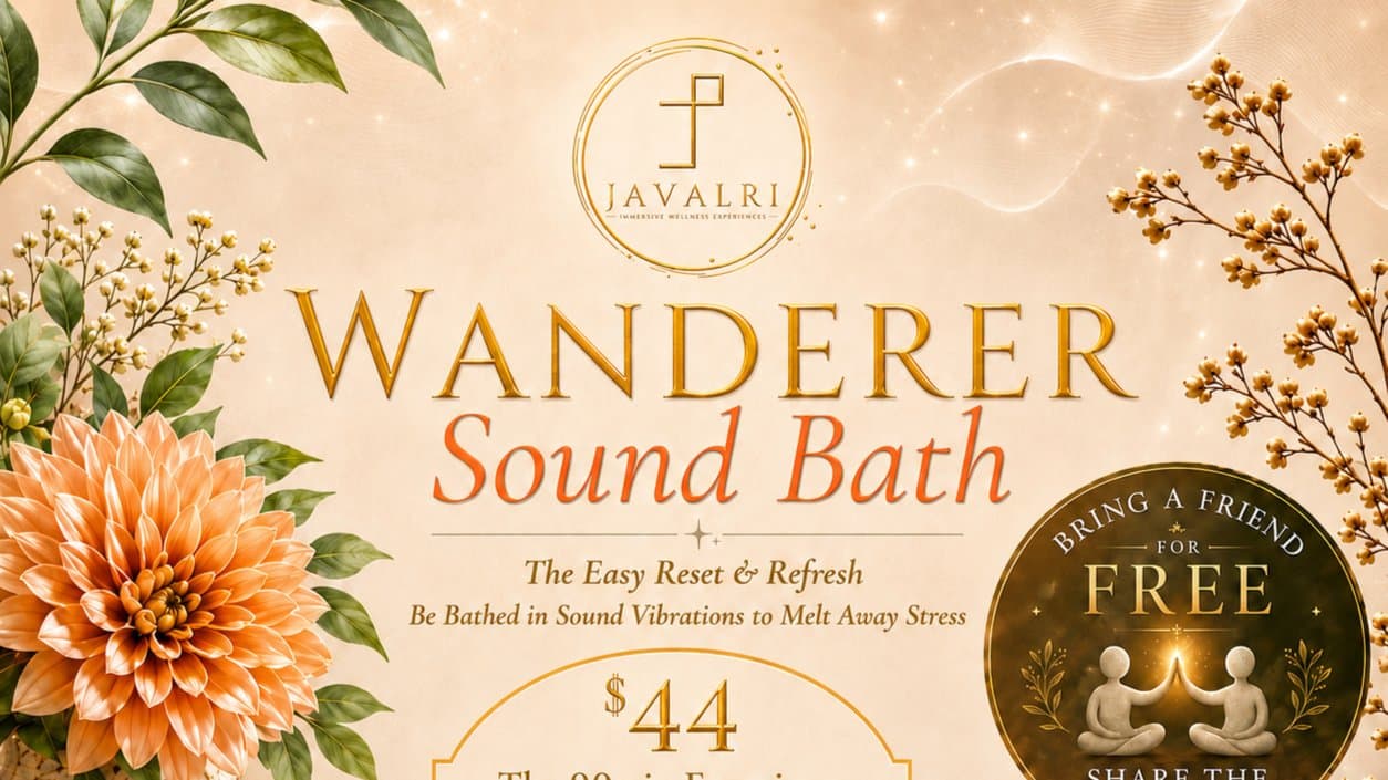 90 minute Javalri Sensory Sound Bath - West End