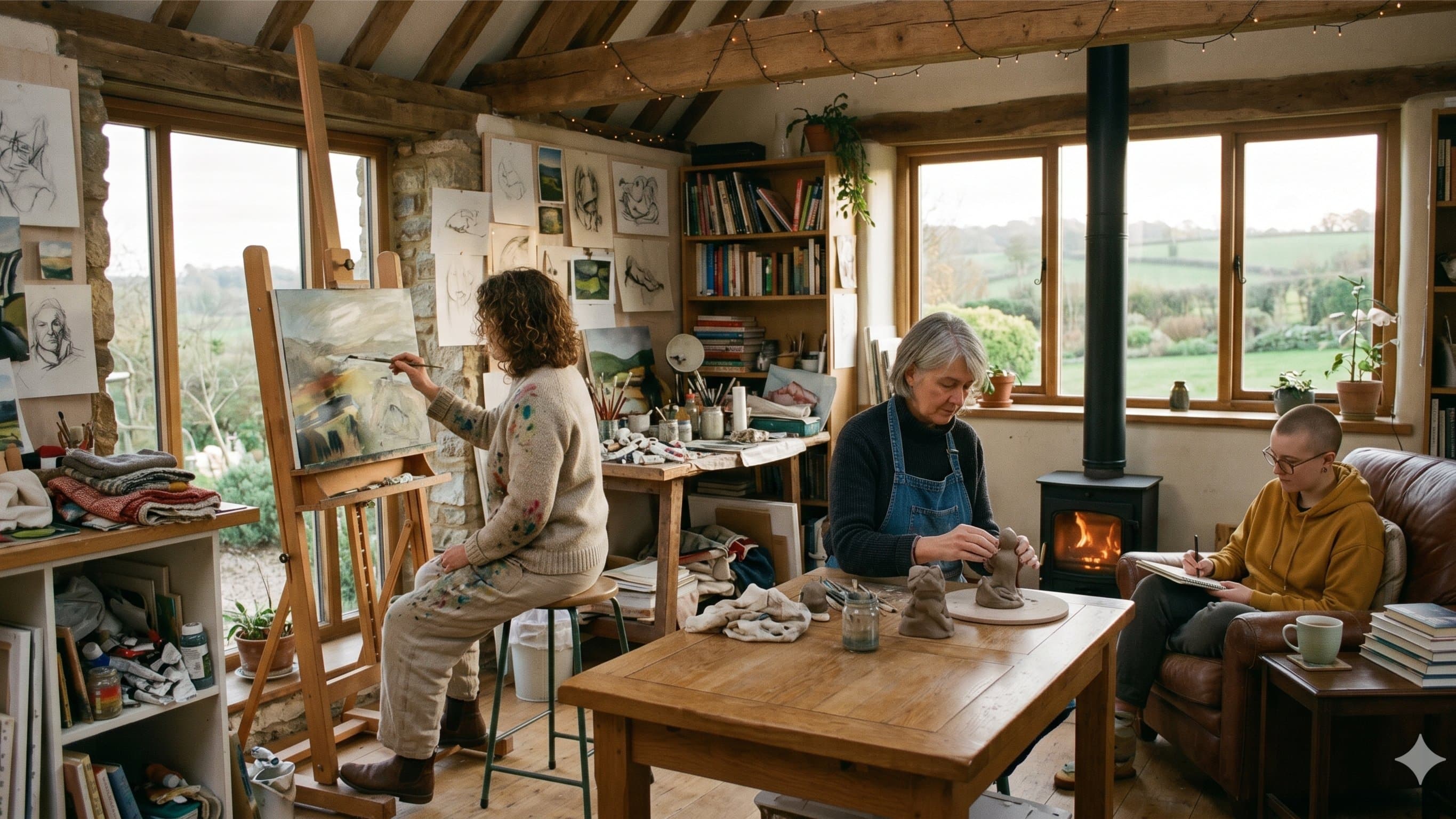 Coffee & Connections: Topic Finding Art Space