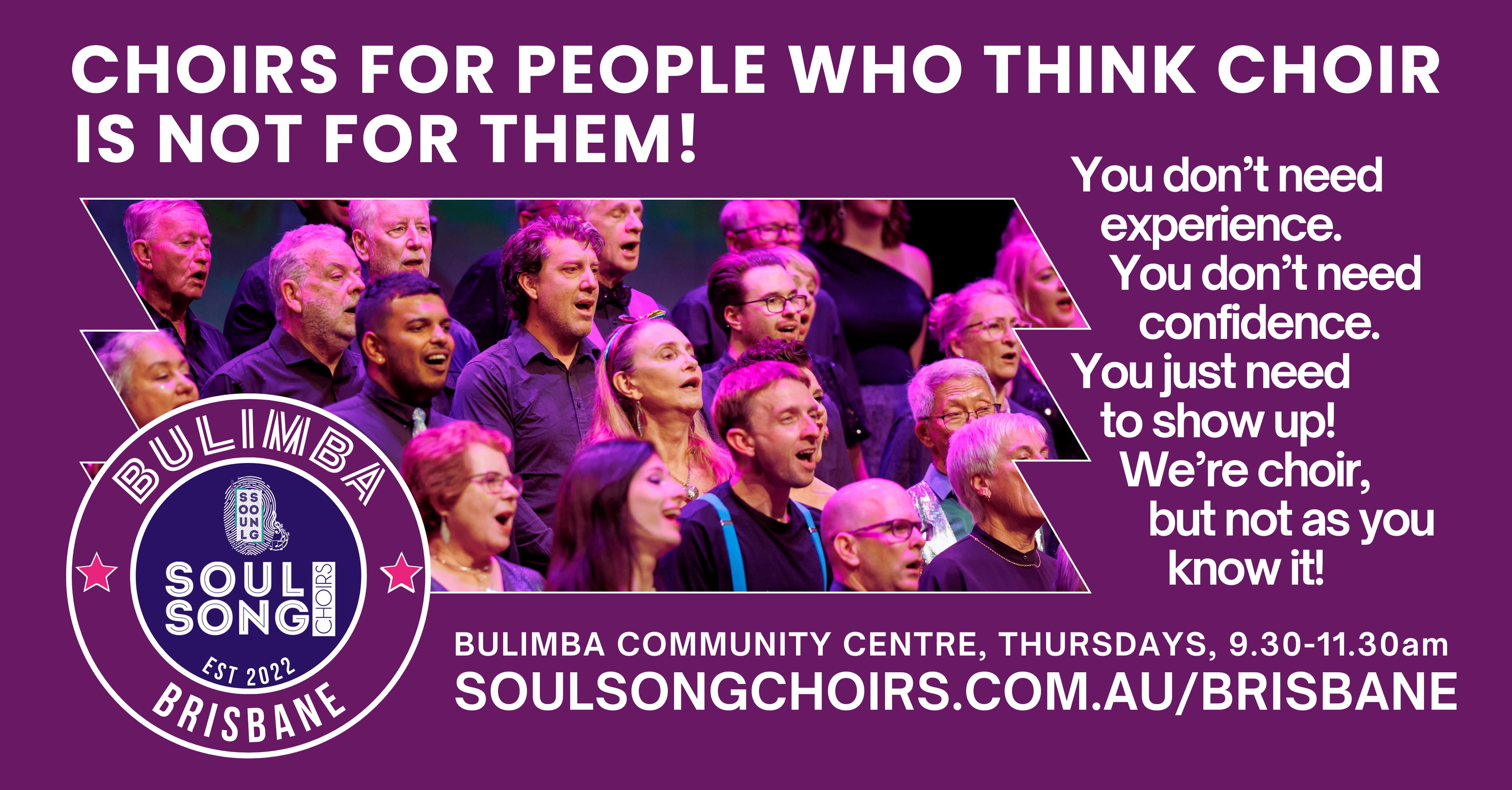 Pop Choir Rehearsal Brisbane - Bulimba