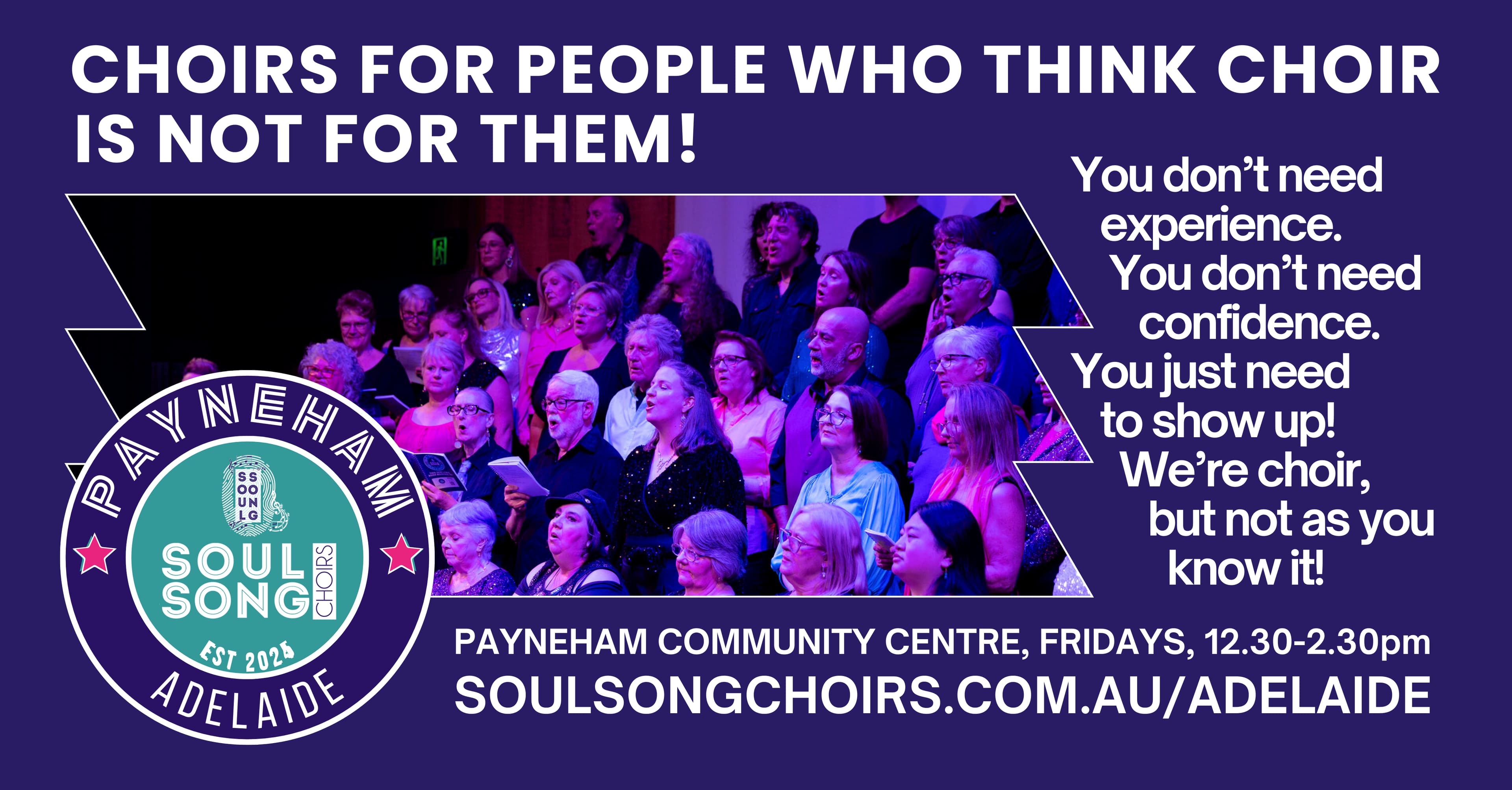 Pop Choir Rehearsal Adelaide - Payneham