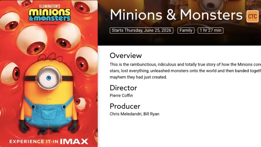 Minions & Monsters - Dendy Cinema