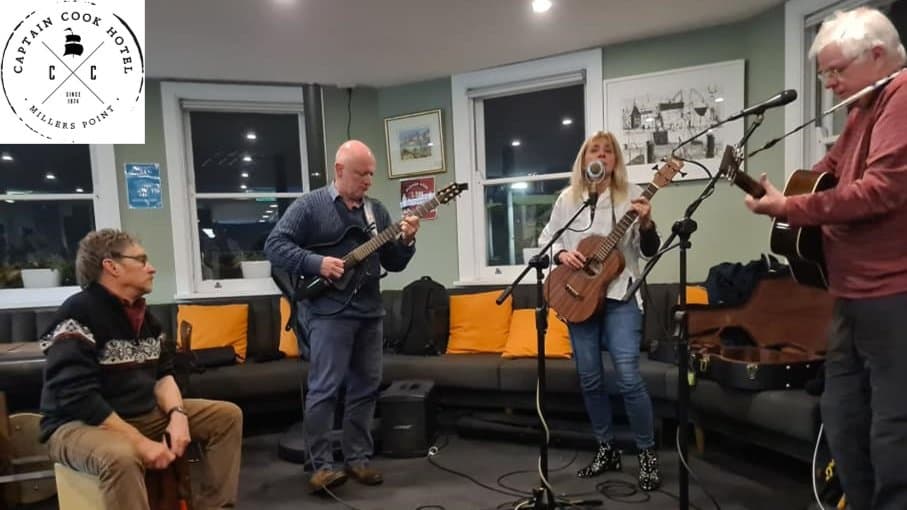 SongsOnStage LIVE Showcase at Captain Cook Hotel, Millers Point