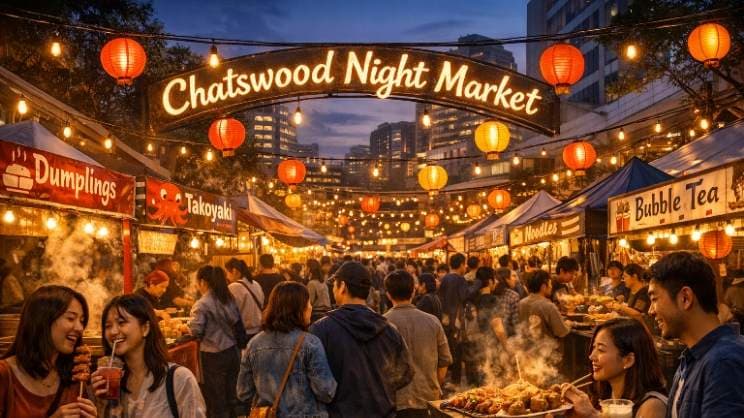🌙 Chatswood Friday Night Market