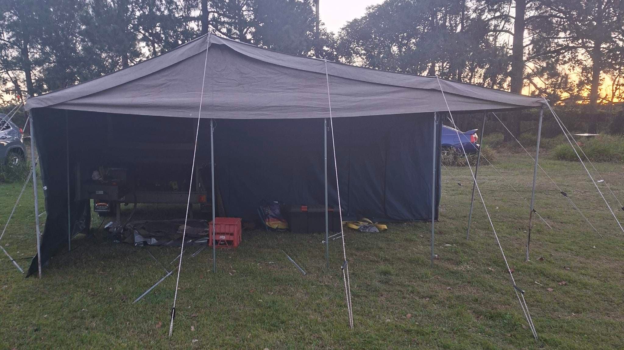 Gallagher Point Camping Area Site 2 at BRIBIE ISLAND.