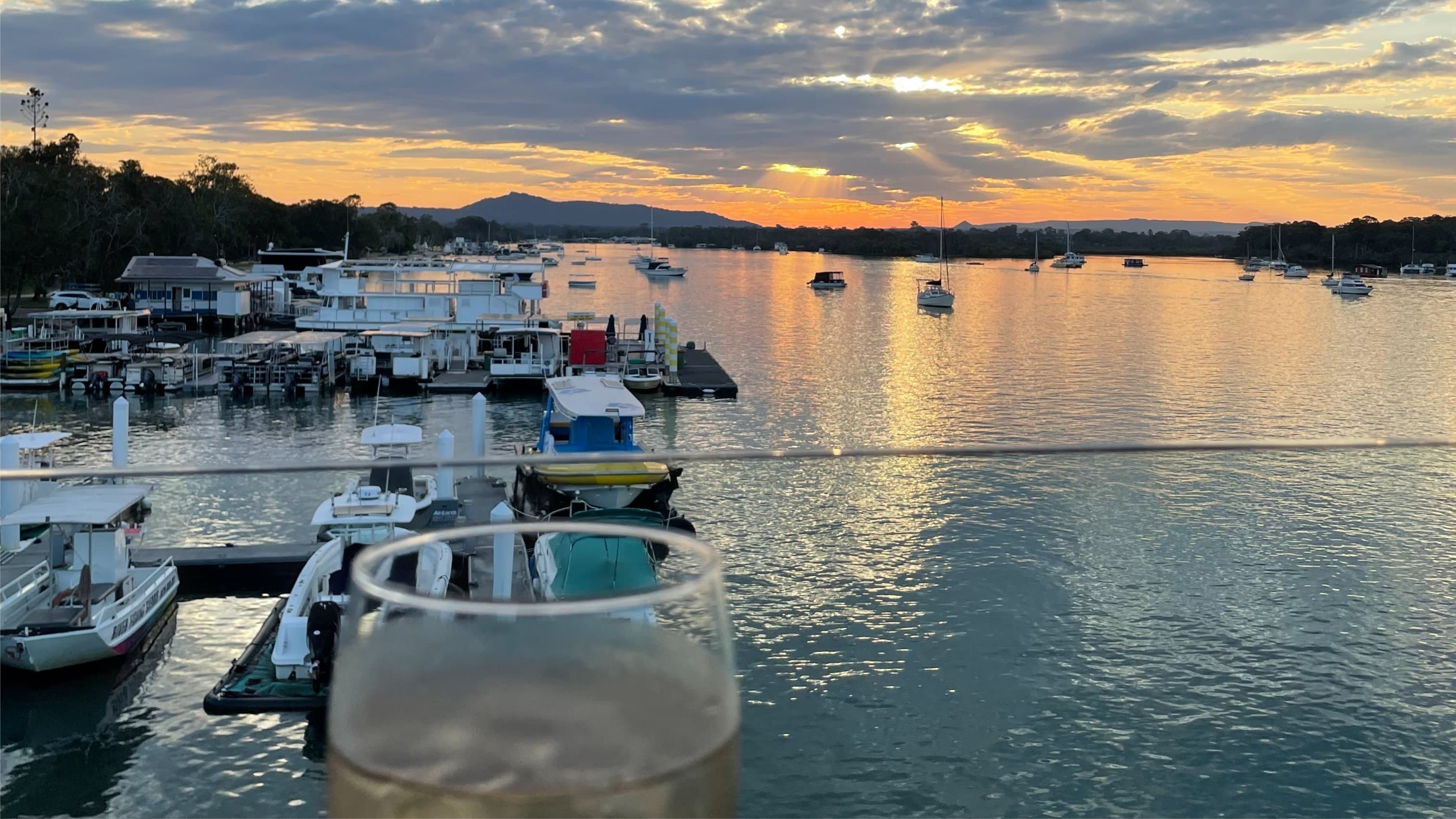 Casual drinks at the Sunset Bar