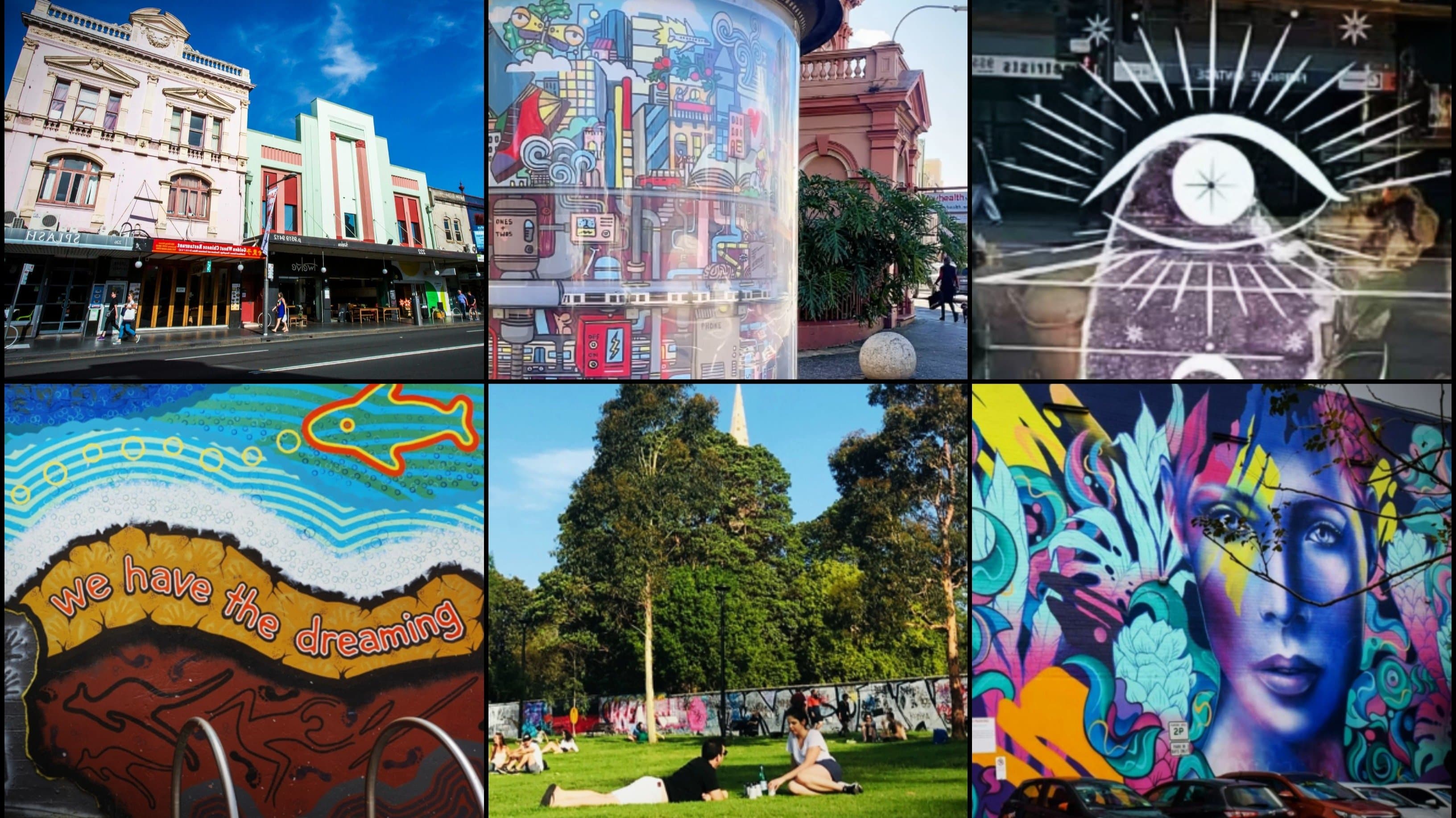 $15🌈🎨"Quirky Newtown": Street Art + Shops + Nature 🍃🧿