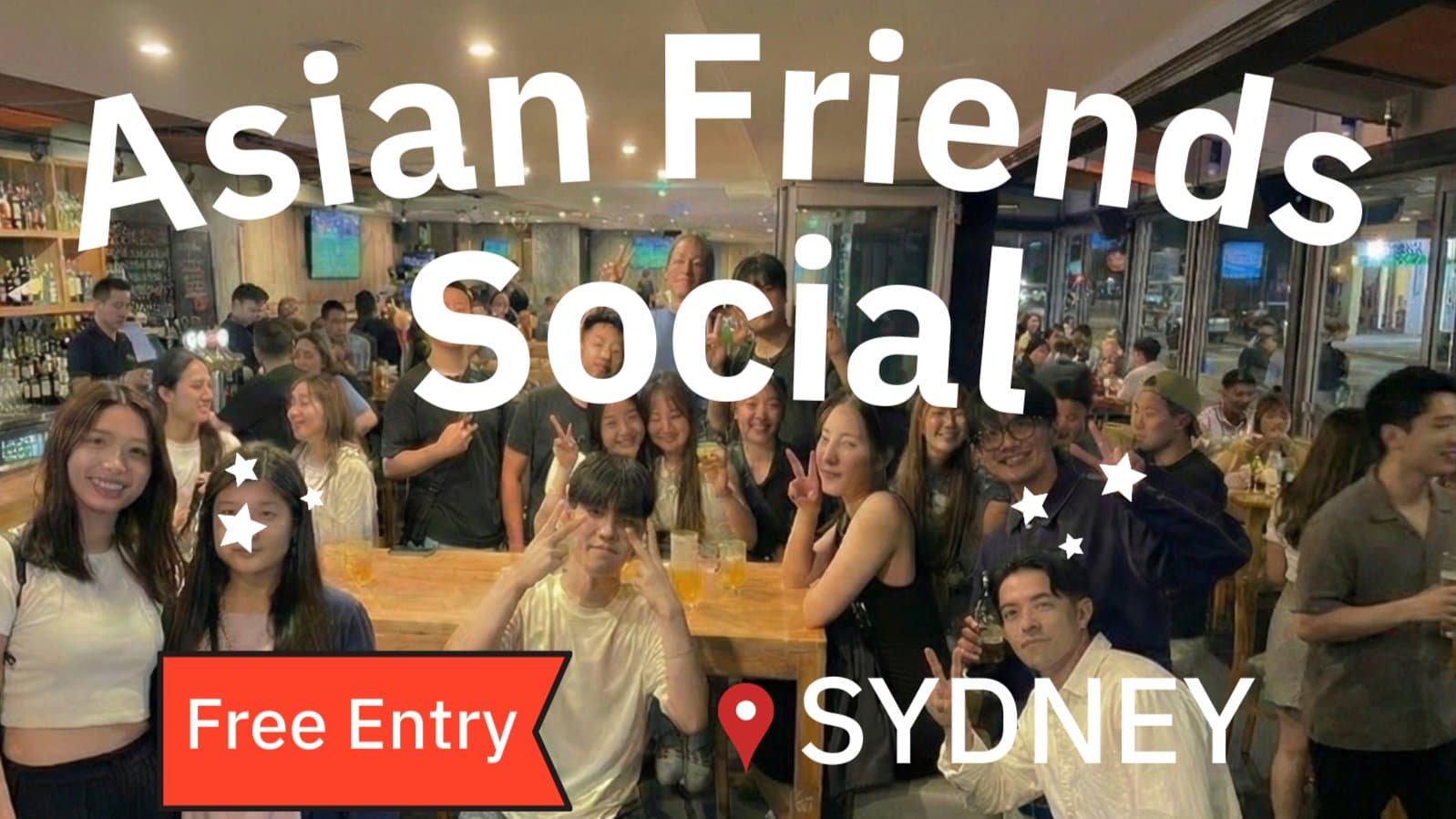 🔥Asian Background Social: Lounge Asia Meetup (Easy English) @ Sydney 6pm