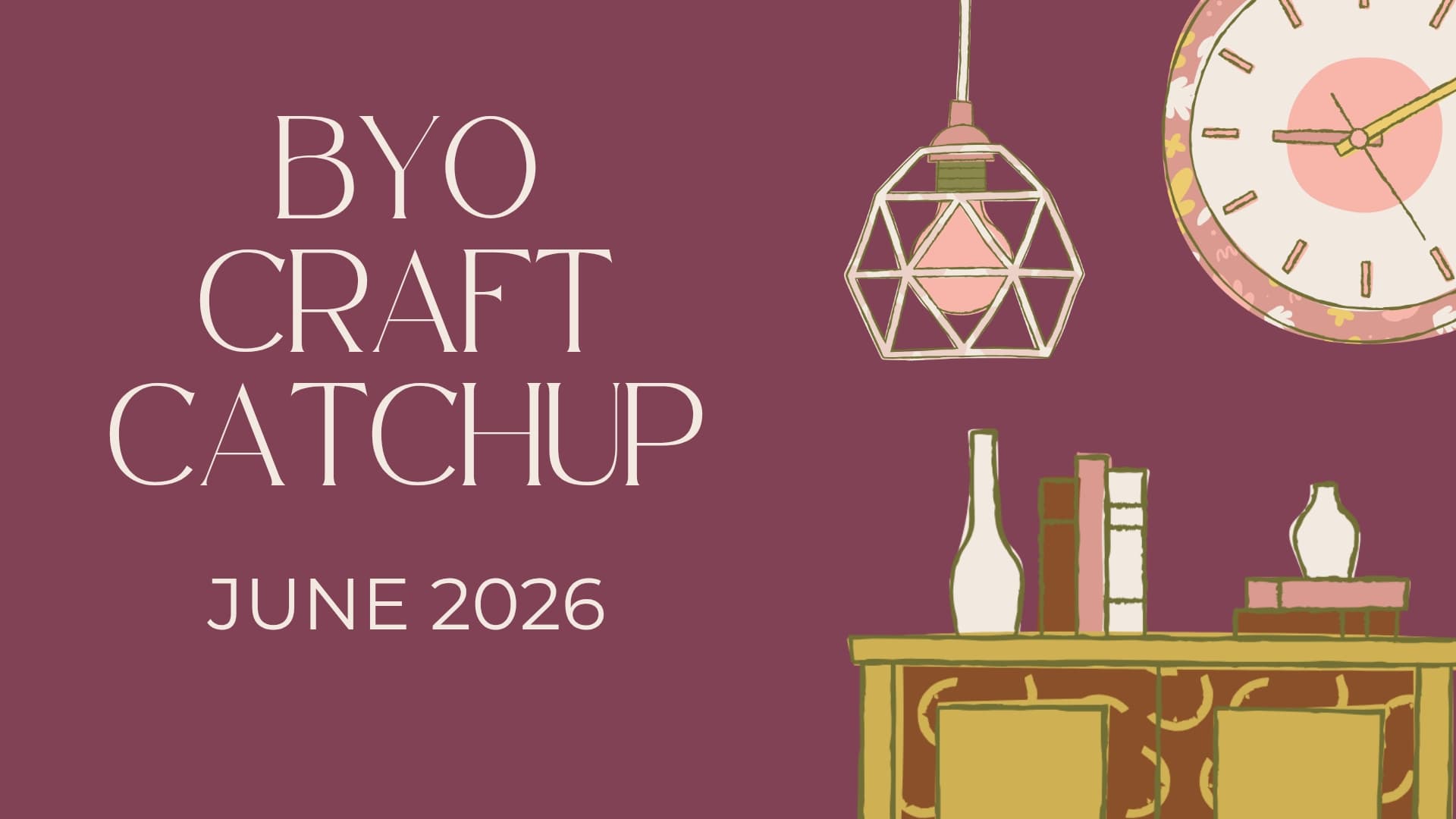 June Craft Club Meeting - Gals Book & Craft Club - Cafe 63 ☕