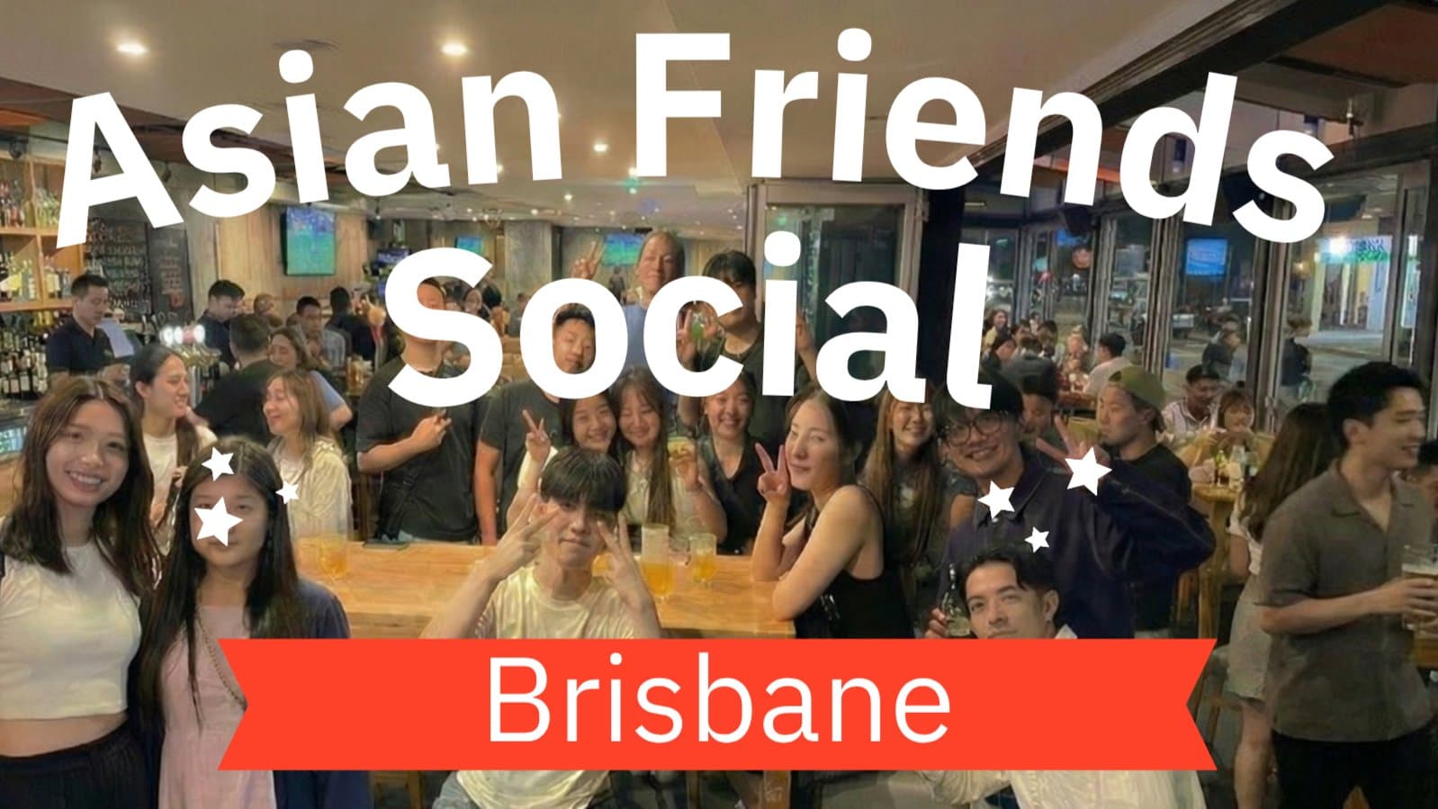 TUE NIGHT Asian Background Social: Lounge Asia Meetup (Easy English) @ Brisbane