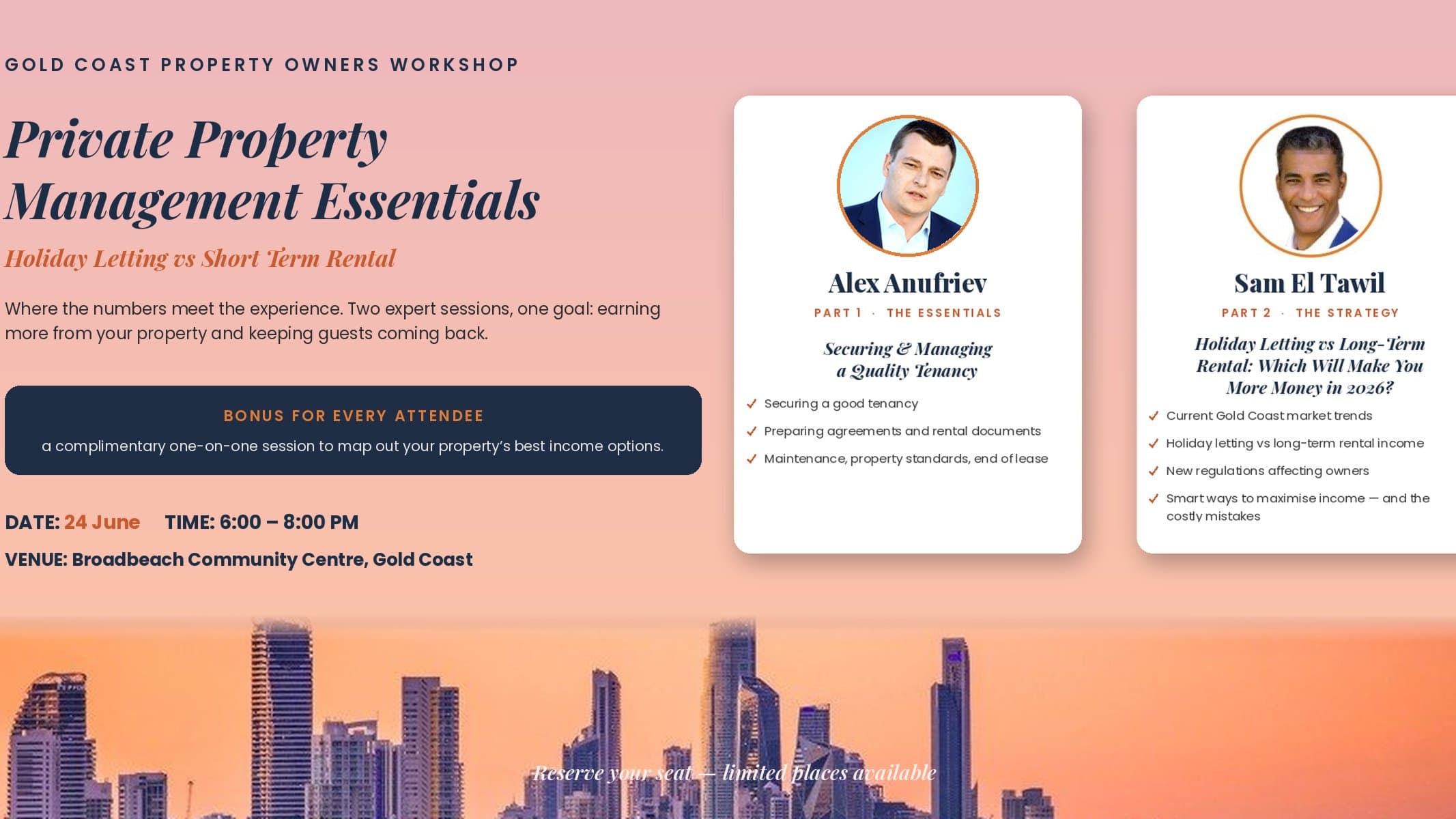 Gold Coast Property Success Workshop