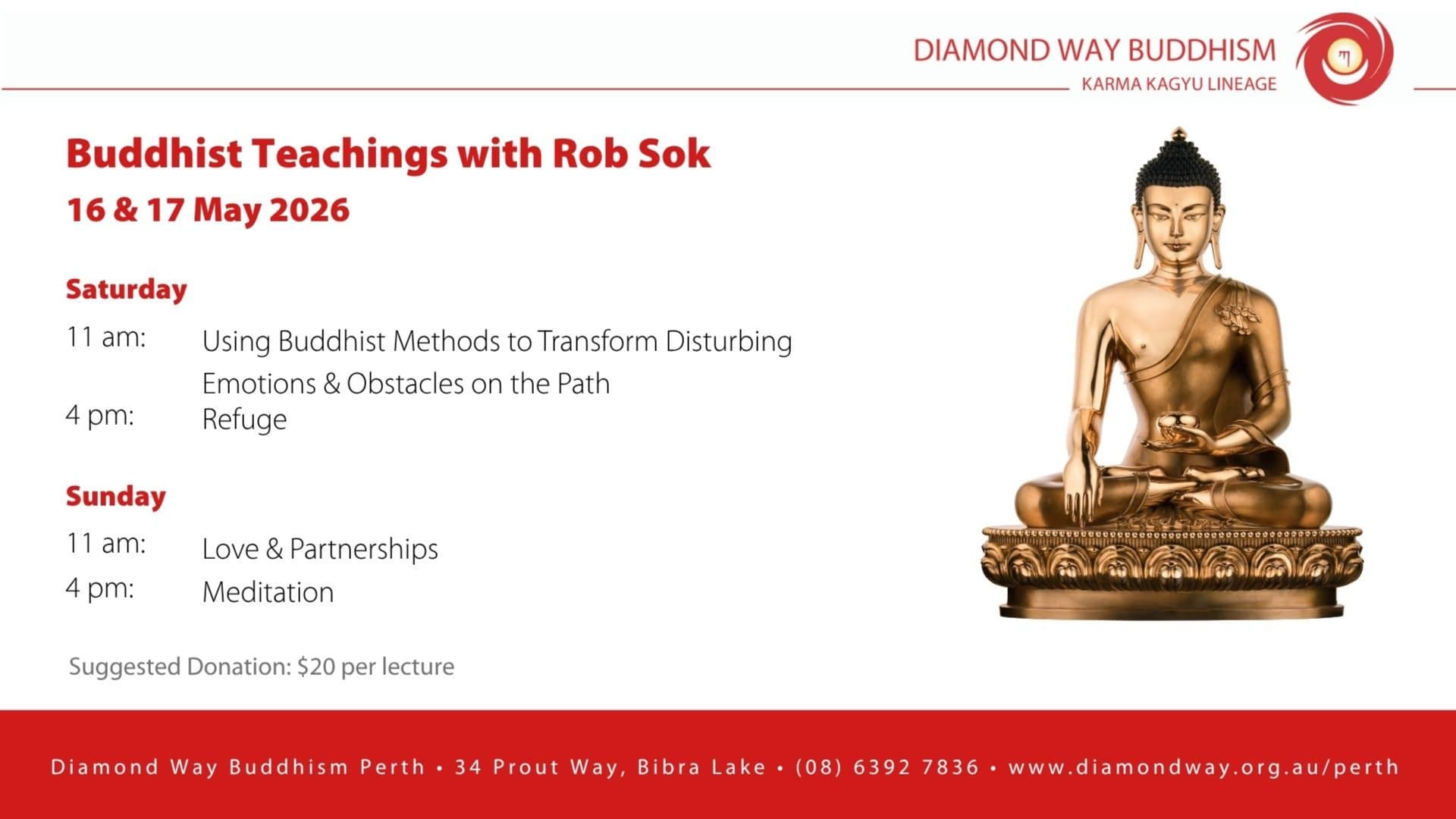 Using Buddhist Methods to Transform Disturbing Emotions & Obstacles on One’s Way