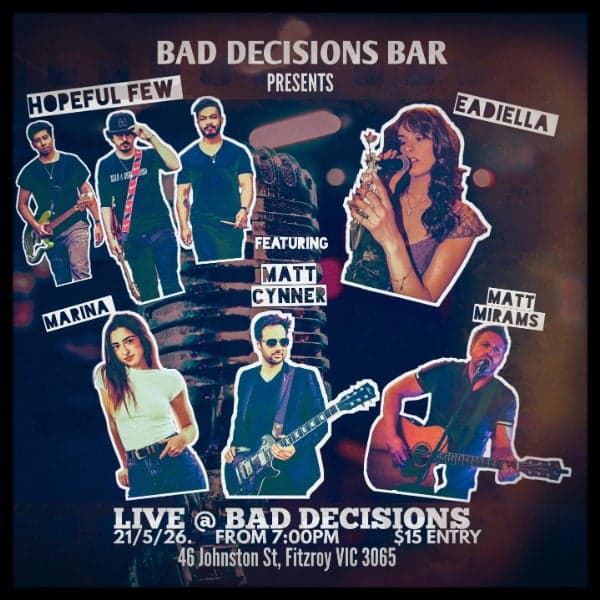 Live @ Bad Decisions
