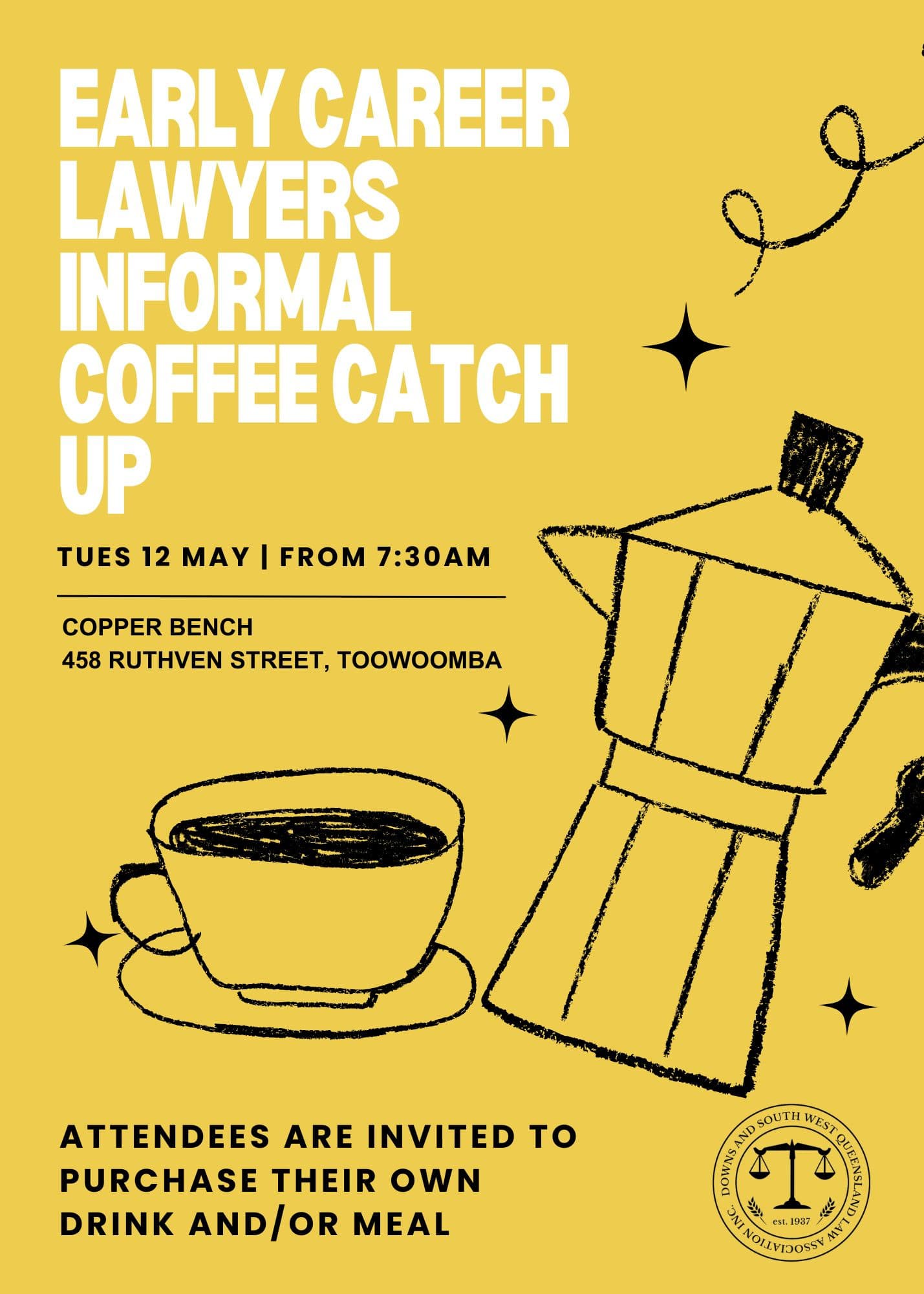Early Career Lawyers (ECL) - May Coffee Catch Up