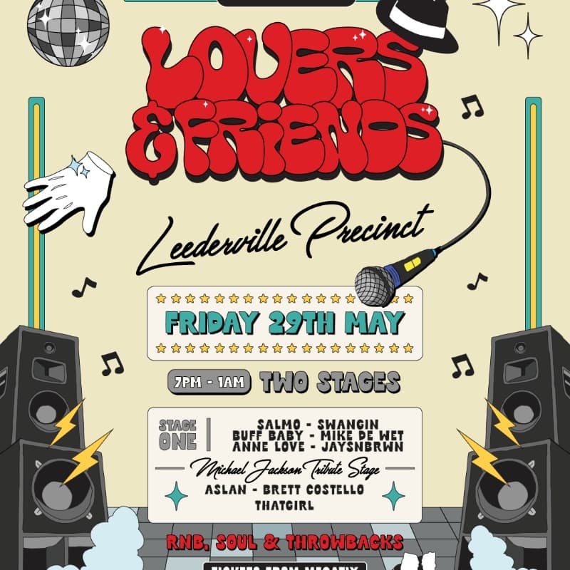 LOVERS & FRIENDS | WA Day Long Weekend | Fri 29 May