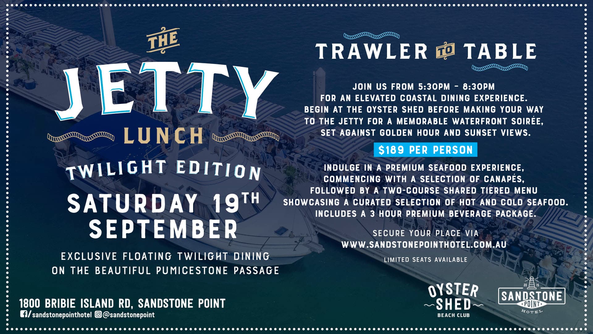 JETTY LUNCH | TWILIGHT EDITION
