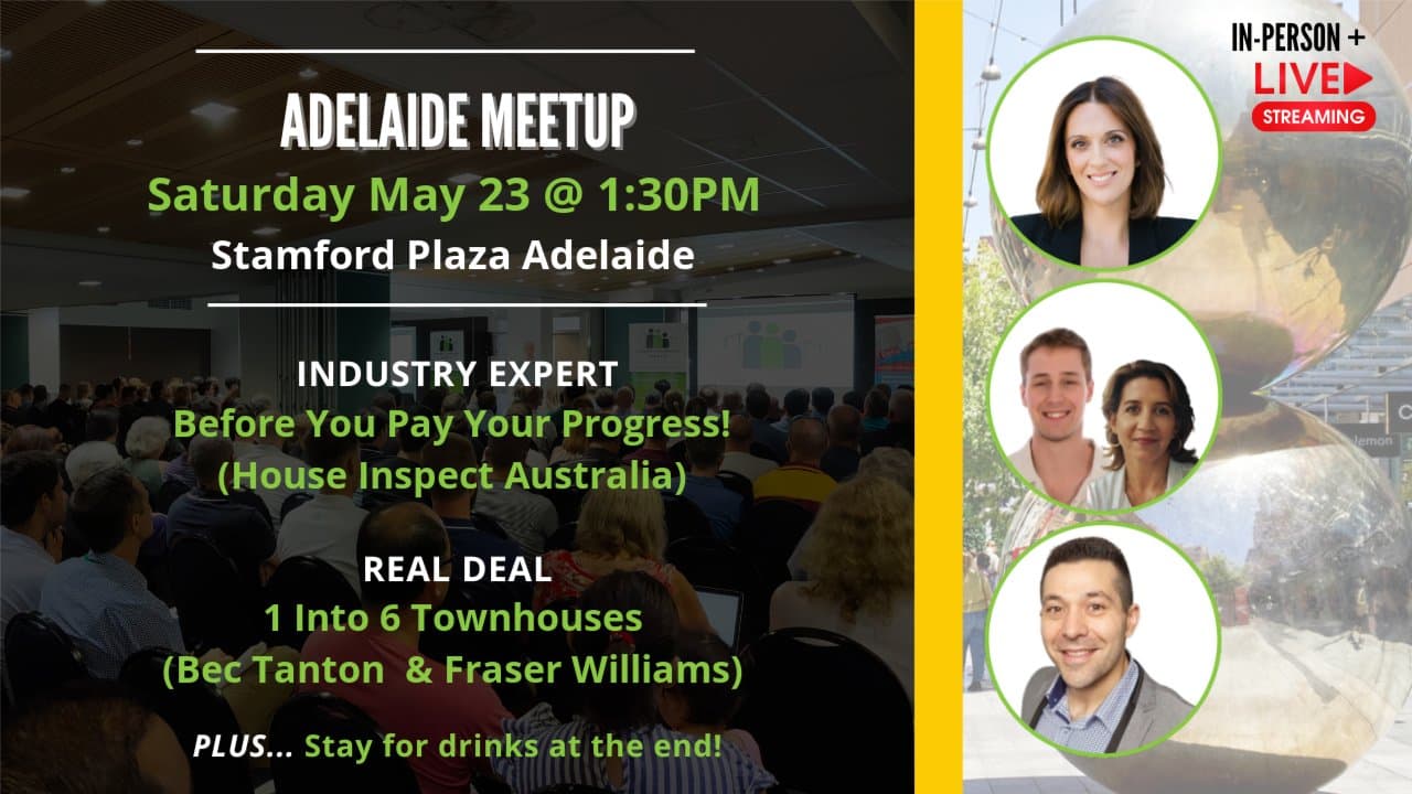 Before You Pay Your Progress! (House Inspect Australia) + 1 to 6 (Bec & Fraser)
