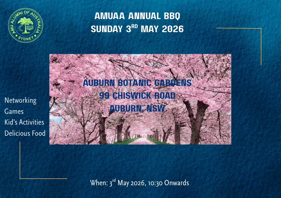 BBQ 2026 | AMU ALUMNI OF AUSTRALIA